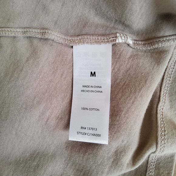 NWT Wildfox Chrissy V-Neck Tee in Atmosphere (Taupe) Size M - Picture 6 of 8